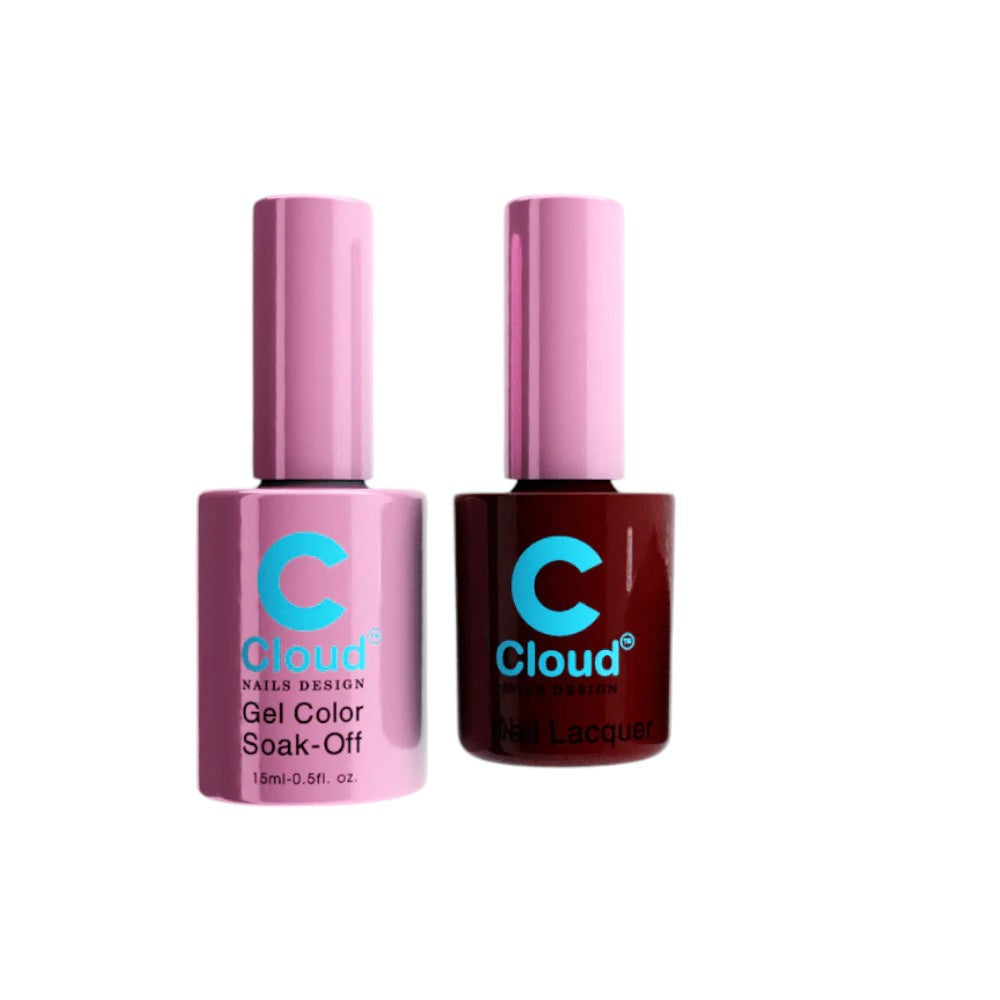 Chisel Florida Cloud Duo: High - quality Gel & Lacquer Set #001