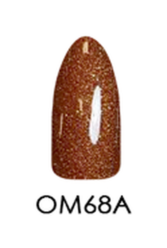 Chisel Brand 2 - Ounce Ombre Acrylic and Dipping Powder Set OM68A for Stamped Nail Art