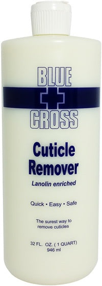 Blue Cross Lanolin - Enriched Cuticle Remover, 32 - ounce Bottles, Pack of 12 (New)