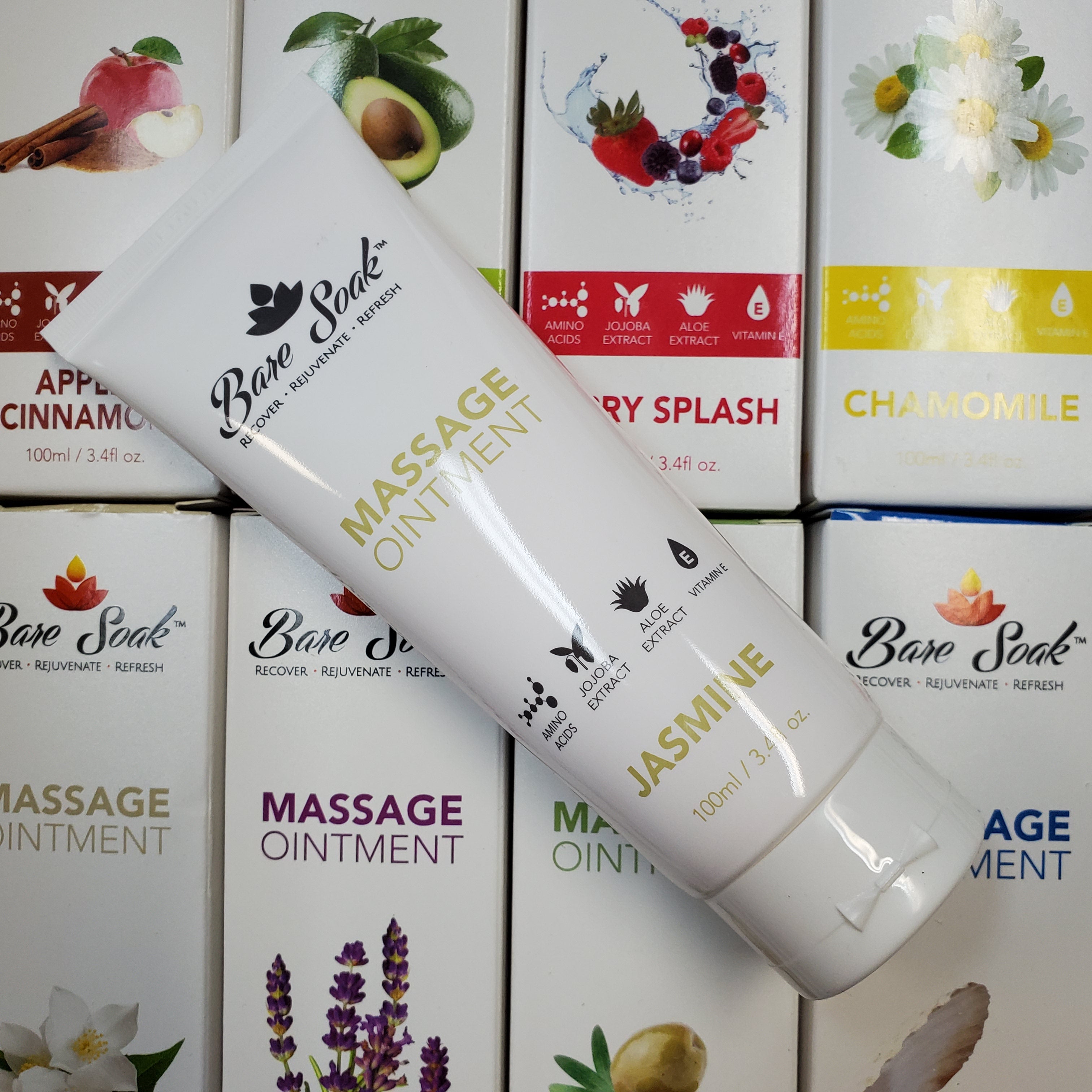 100 mL (3.4 fl oz) Bare Soak Moisturizing Massage Lotion