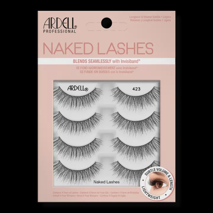 Ardell 4 - pack Naked Strip Lashes Style 423