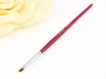 Red #6209 Angular Pure Color Nail Art Brush - Art#3
