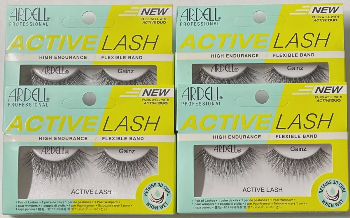 Ardell Active Gainz Eyelash Set - 4 Pack (Product Code #37342)