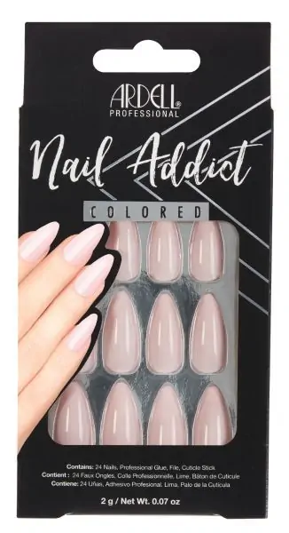 Ardell Nail Addict Solid Press - on Nails in the Adorable Think Pink Style #63865