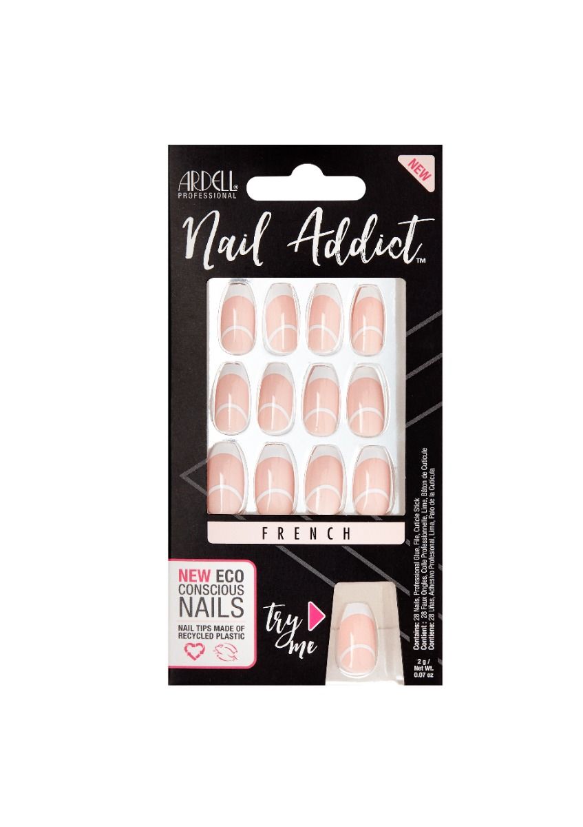 Ardell Press-on Nail Addict Eco-friendly French Bandeau Press-on Nails #67212