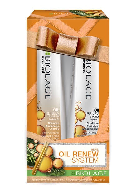 Biolage Advanced Holiday Kit: Oil Renew Shampoo and Conditioner