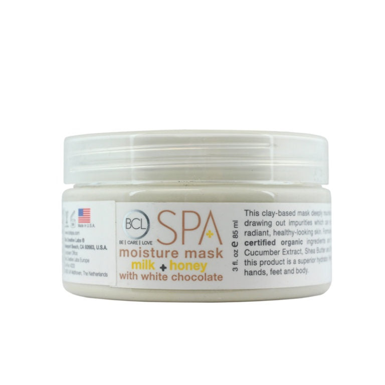 BCL SPA Premium Moisture Facial and Body Mask with Milk, Honey, and White Chocolate - 3 Ounce Size