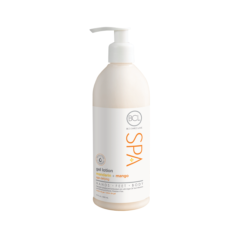 12oz BCL SPA Gel Lotion with Mandarin and Mango for Youthful Skin