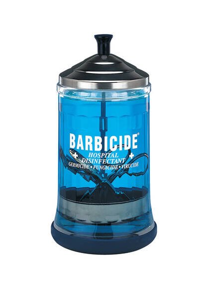 21-Ounce Mid-Size Barbicide Disinfectant Jar for Salons and Barbershops
