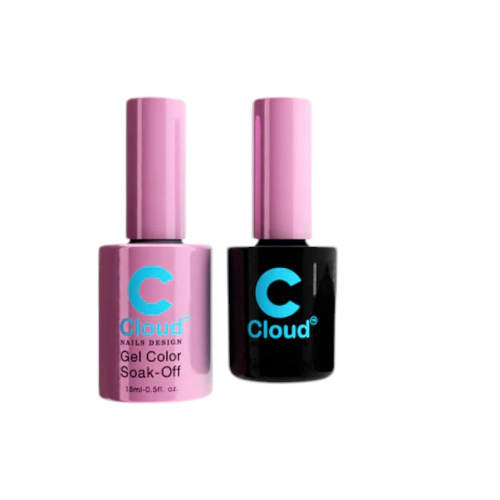 Florida Chisel Cloud Duo: High - quality Gel & Lacquer Set #040