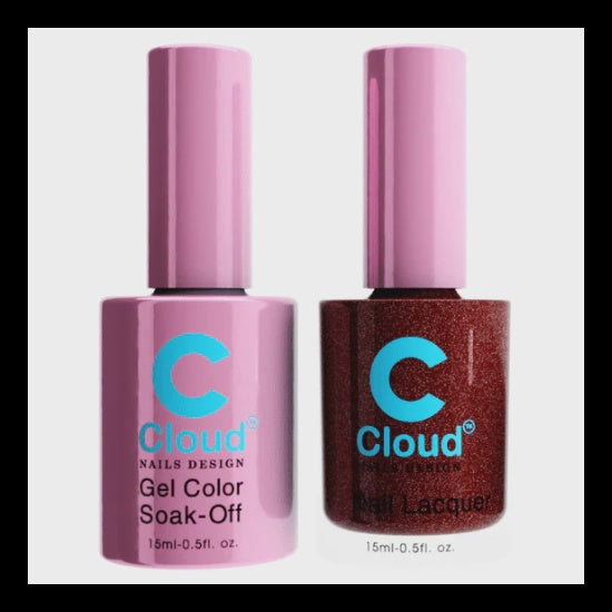 Chisel Florida Collection Cloud Duo - High - Quality Gel Polish and Matching Traditional Lacquer Set #100