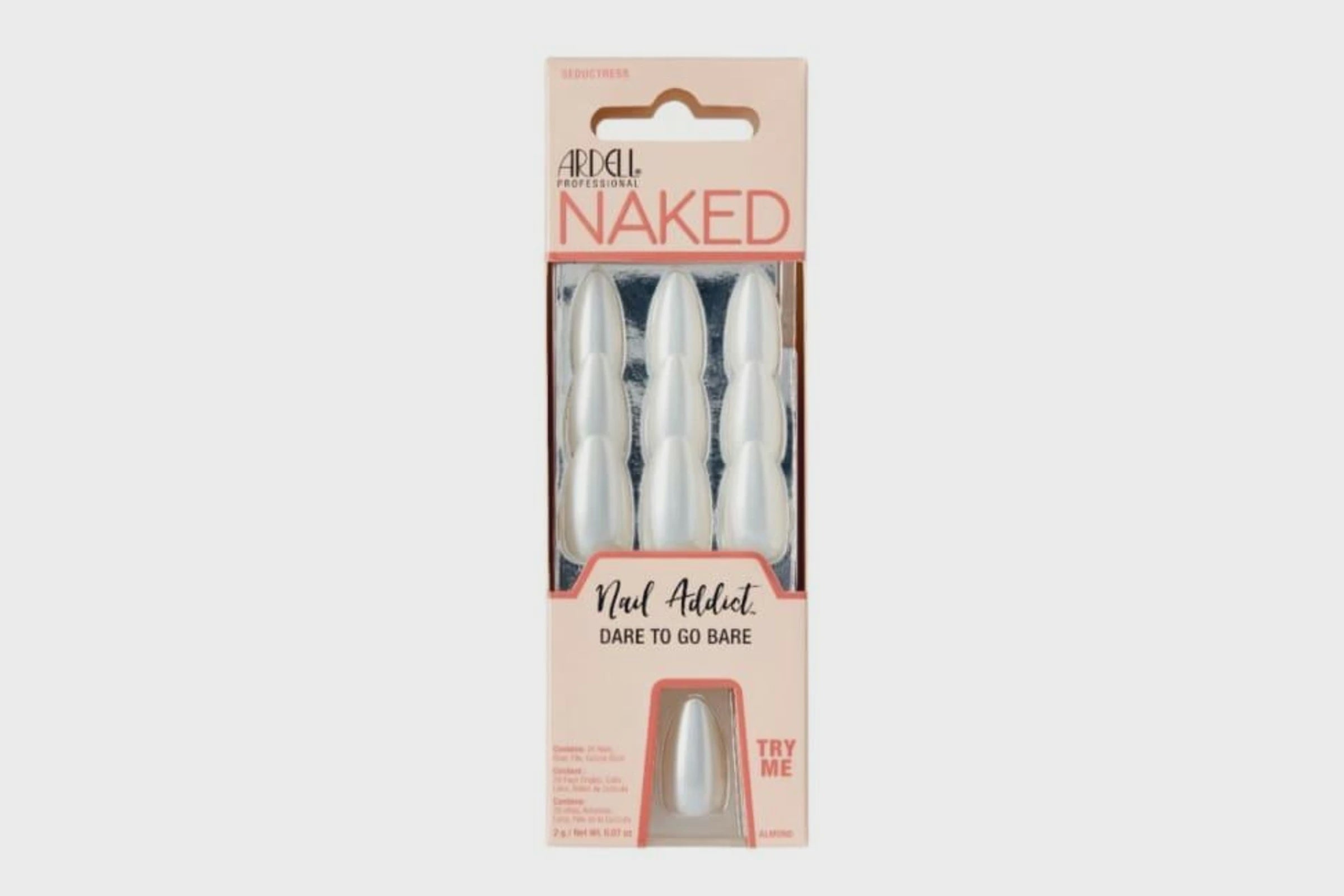 Ardell Premium Press - on Nails: Naked Seductress Collection #37428 That Encourages You to Embrace the Bare - nail Look