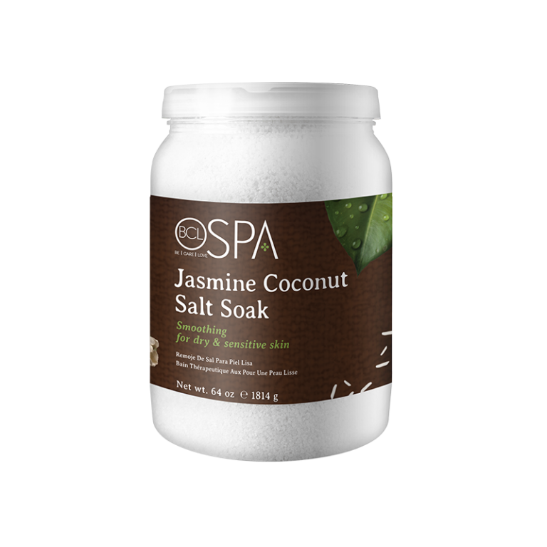 64oz BCL SPA Jasmine Coconut Aromatic Salt Soak for Skin Care