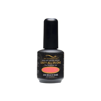 Bio Seaweed Unity All - In - One Gel Nail Polish 200 BEACH BABE for Quick Application