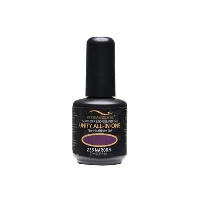 Bio Seaweed Unity All - In - One Professional Gel Nail Polish in Maroon Shade 238