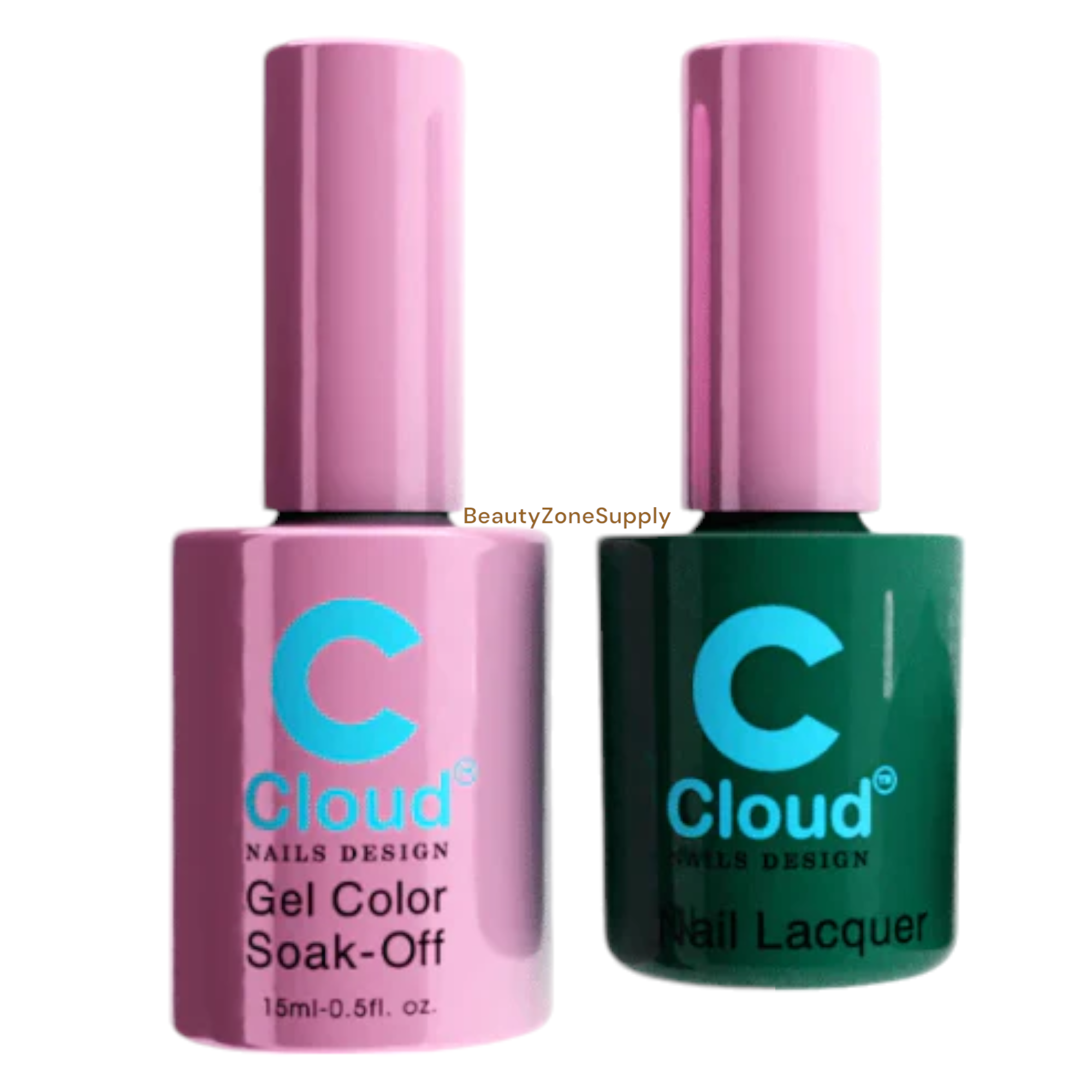 Florida #097 Chisel Cloud Duo: High - quality Gel & Lacquer Set