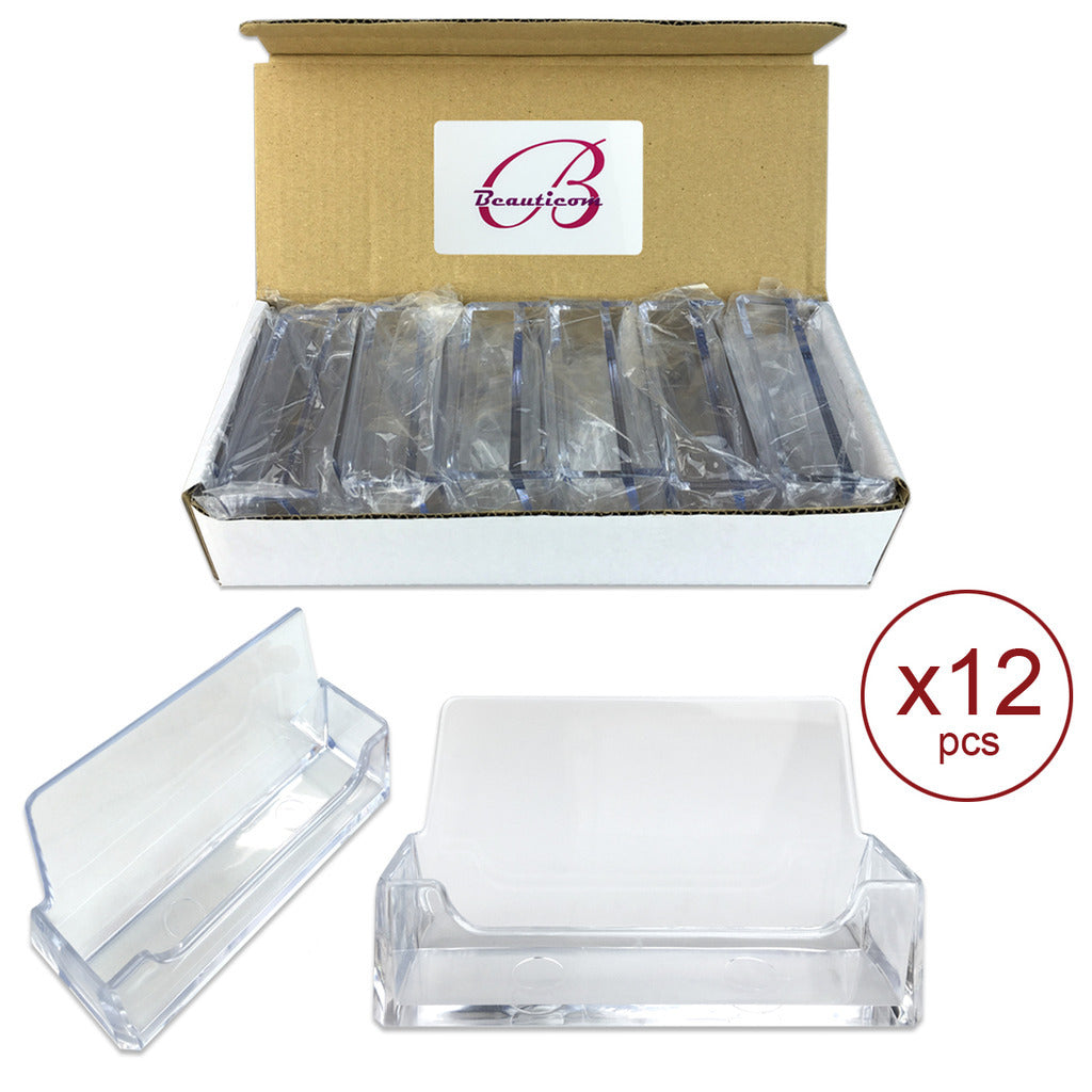 Pack of 12 High - Quality Business Card Holders #2095