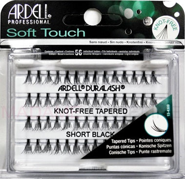 Ardell Short Black Soft Touch Individual Knot-Free Lashes #68283
