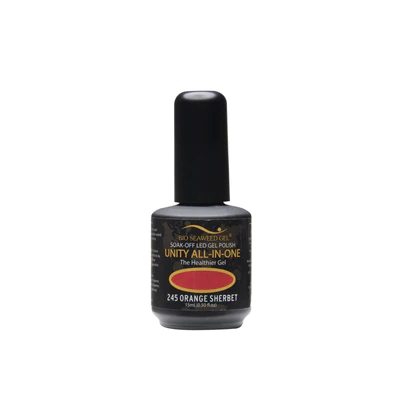 Bio Seaweed Unity All - in - One Gel Polish 245 Orange Sherbet Quick - Apply Nail Gel